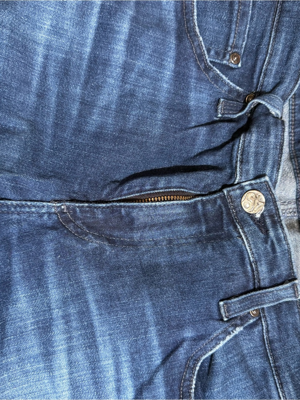Ag Adriano Goldschmied Slim Fit Indigo Blue Jeans